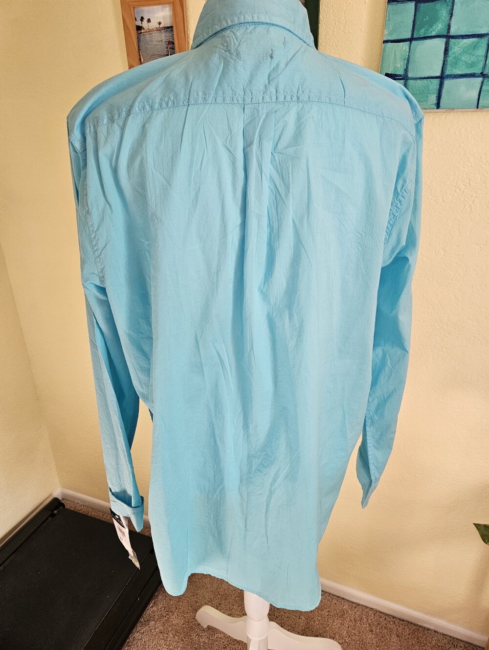 Ralph lauren Womens Blue button down shirt. Sz XL - Picture 2 of 9